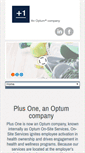 Mobile Screenshot of plusonehealthmanagement.com